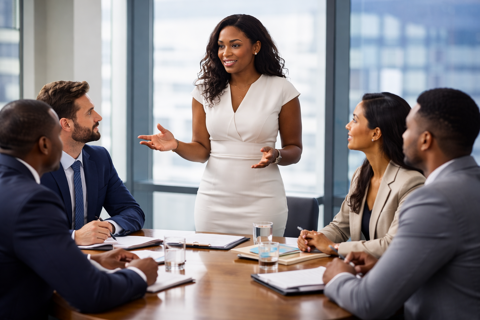 Confident leadership in a business meeting (1)